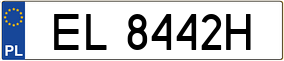 Truck License Plate